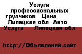 Услуги профессиональных грузчиков › Цена ­ 180 - Липецкая обл. Авто » Услуги   . Липецкая обл.